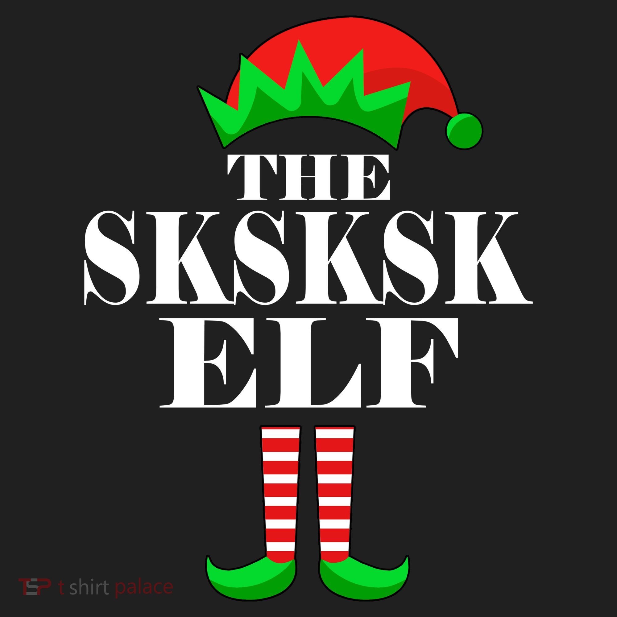 The SKSKSK Elf Funny Christmas Matching Hat