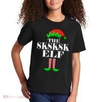 The SKSKSK Elf Funny Christmas Matching Kids T-Shirt thumb 2