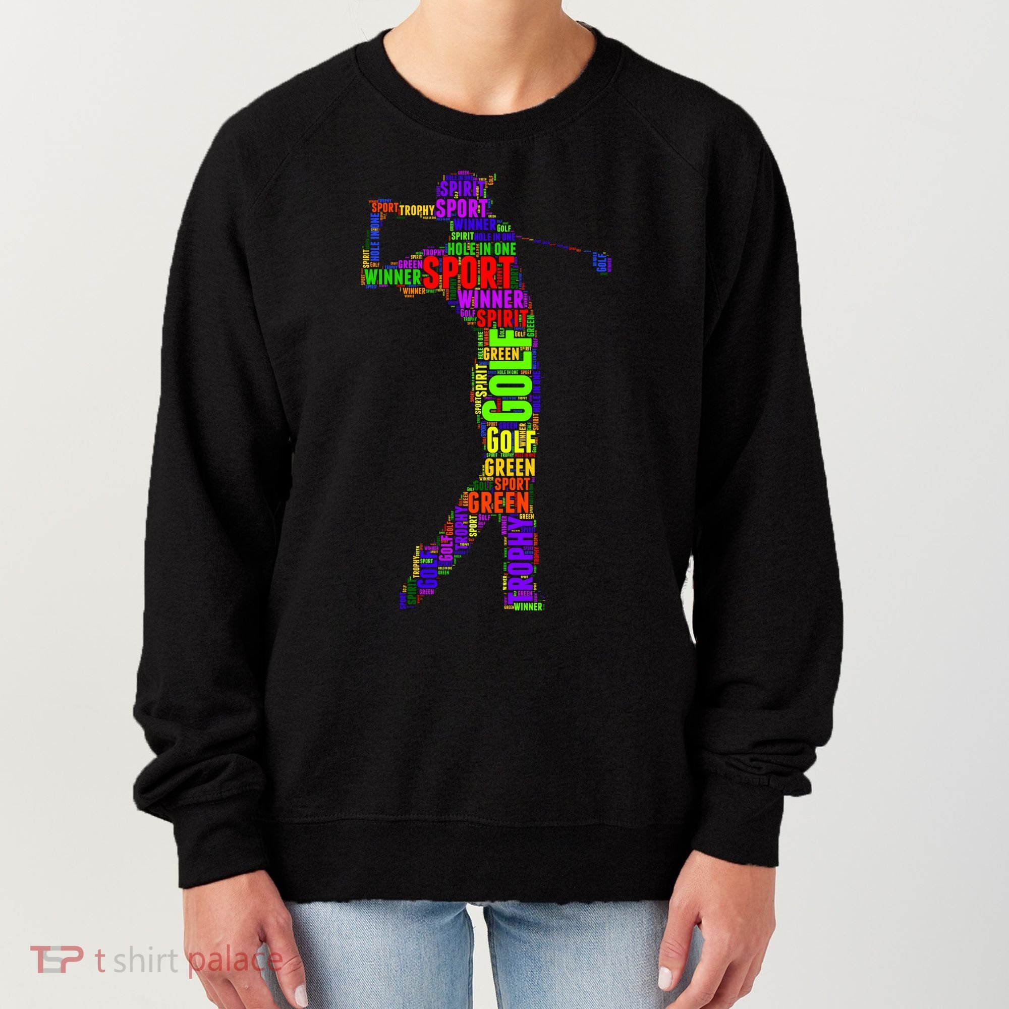 The Spirit of Golf Word Mash-up Women's Sweatshirt