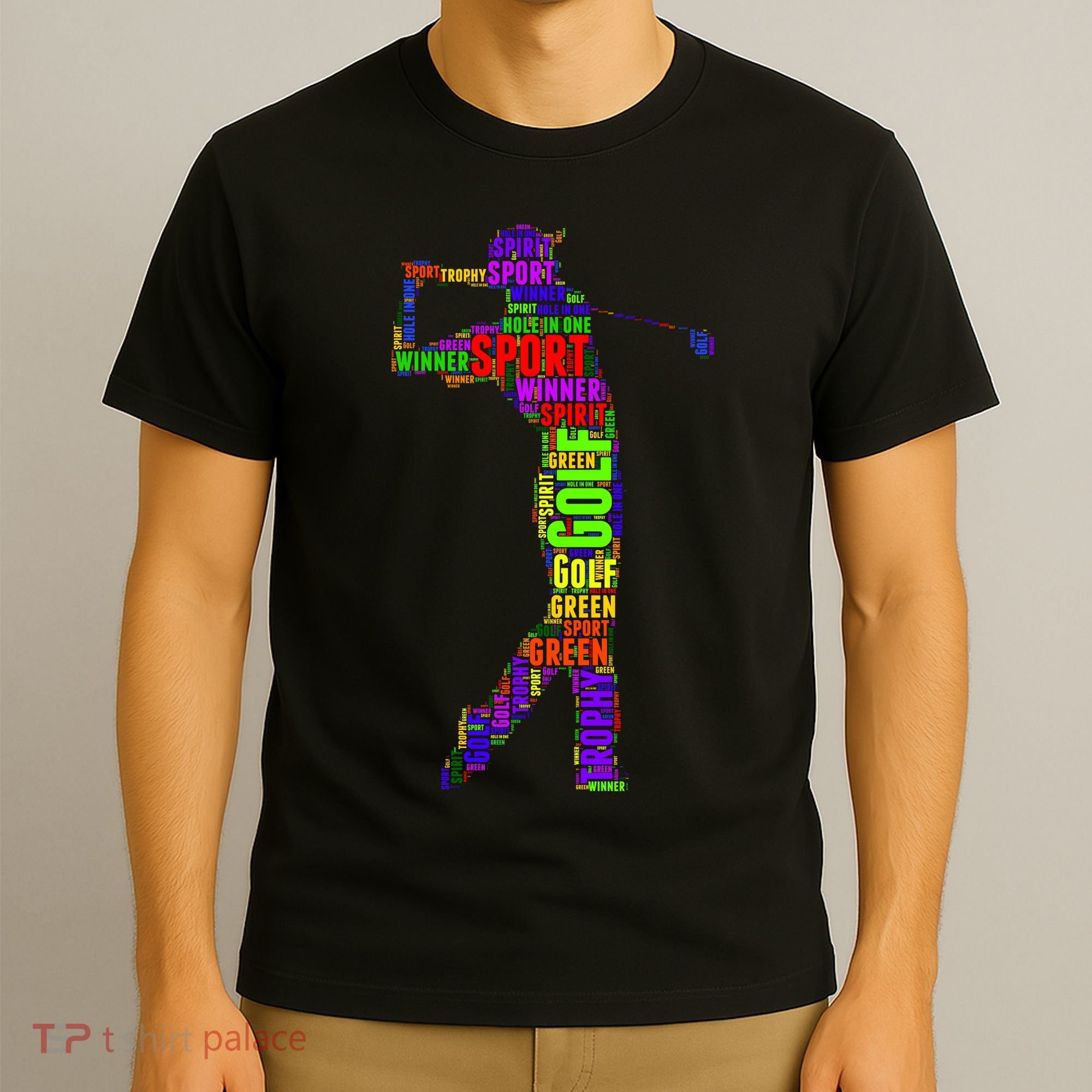 The Spirit of Golf Word Mash-up T-Shirt