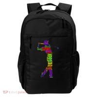 The Spirit of Golf Word Mash-up Backpack thumb 0