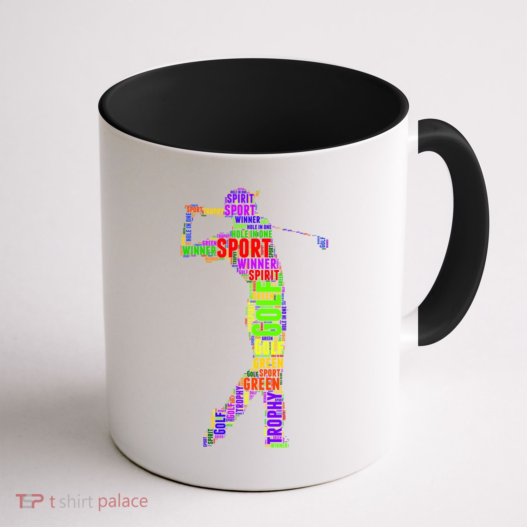 The Spirit of Golf Word Mash-up Coffee Mug