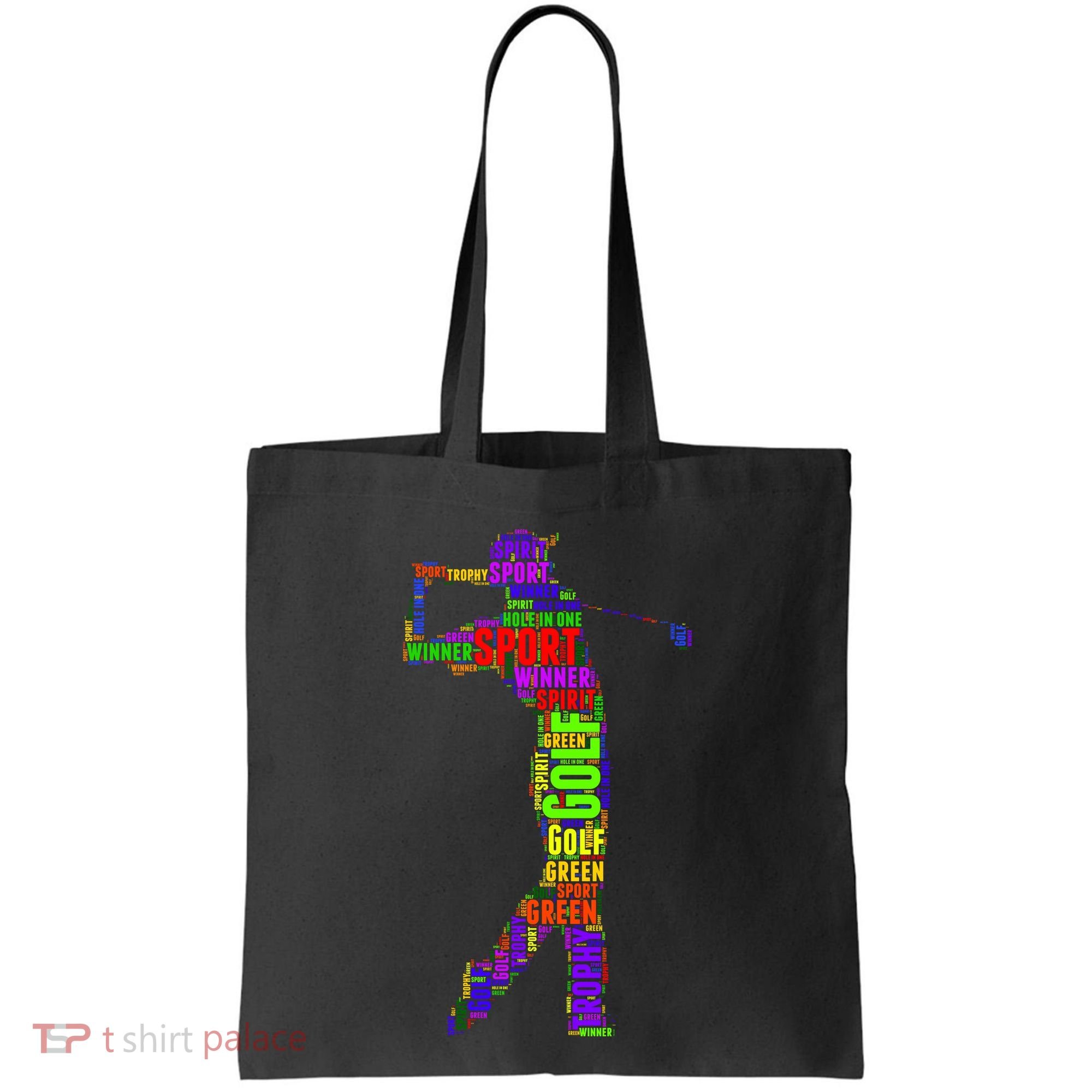 The Spirit of Golf Word Mash-up Tote Bag