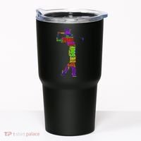 The Spirit of Golf Word Mash-up Tumbler thumb 0