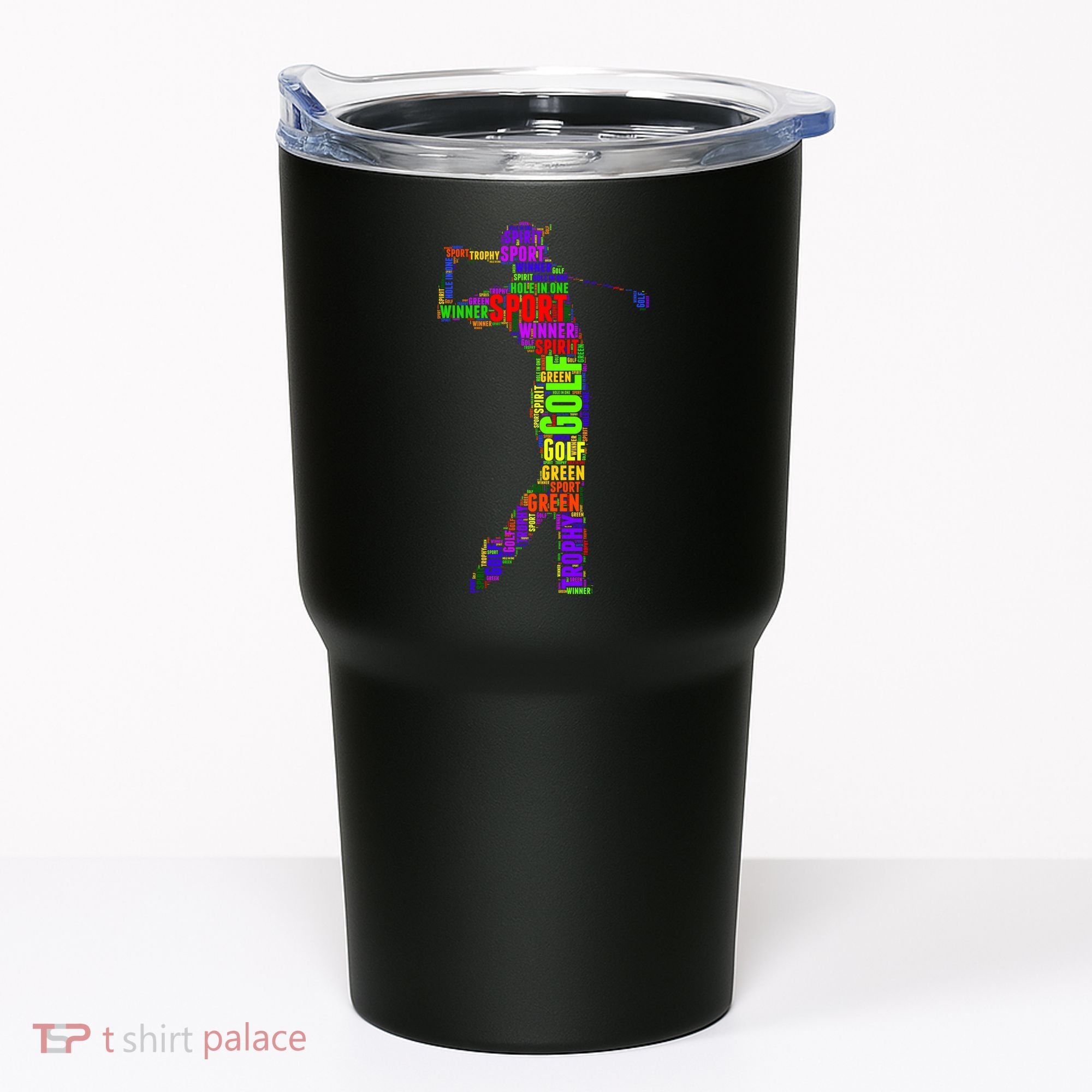 The Spirit of Golf Word Mash-up Tumbler