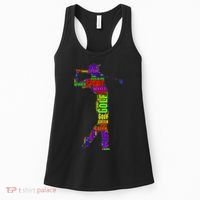 The Spirit of Golf Word Mash-up Women's Tank Top thumb 0