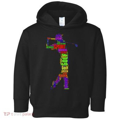 The Spirit of Golf Word Mash-up Toddler Hoodie