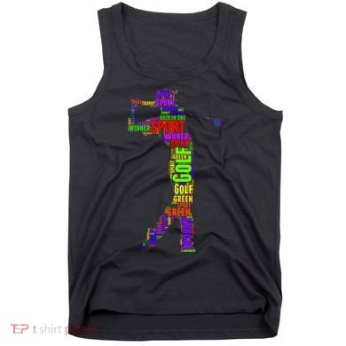 The Spirit of Golf Word Mash-up Tank Top