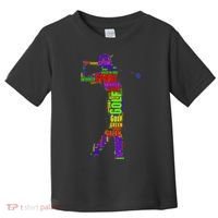 The Spirit of Golf Word Mash-up Toddler T-Shirt thumb 0
