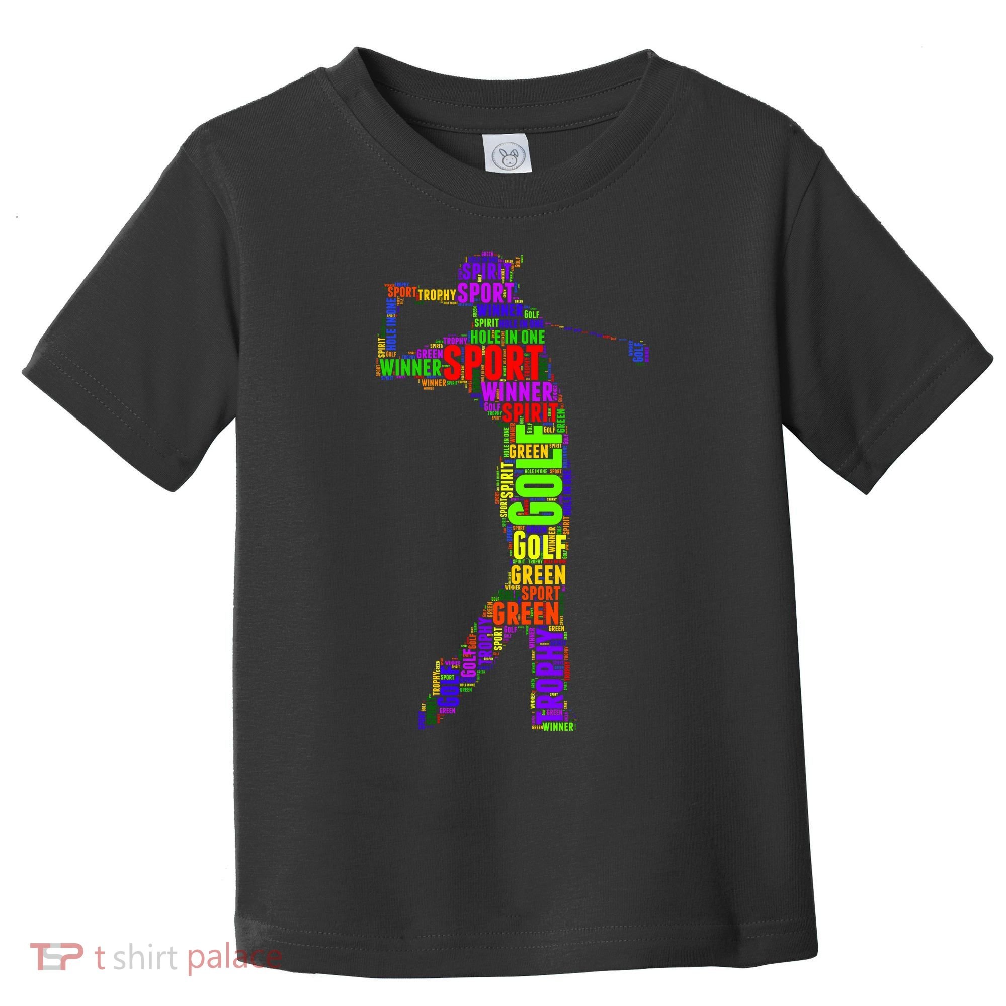 The Spirit of Golf Word Mash-up Toddler T-Shirt