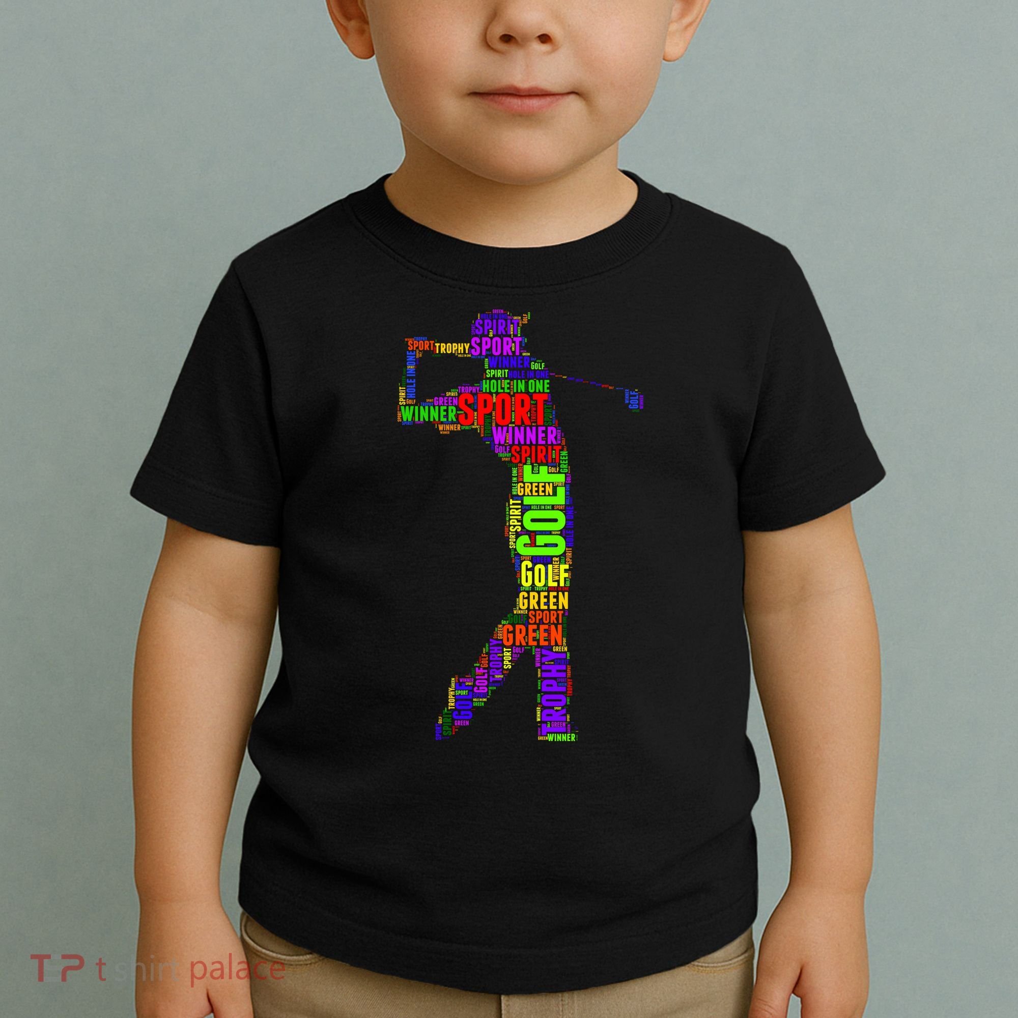 The Spirit of Golf Word Mash-up Toddler T-Shirt