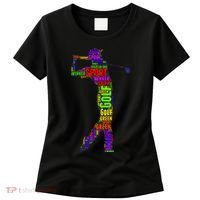 The Spirit of Golf Word Mash-up Women's T-Shirt thumb 0
