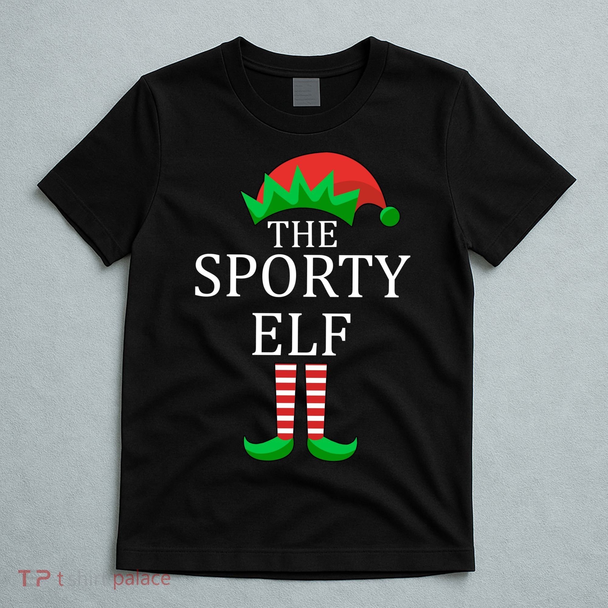 The Sporty Elf Family Matching Christmas T-Shirt