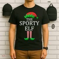 The Sporty Elf Family Matching Christmas T-Shirt thumb 6