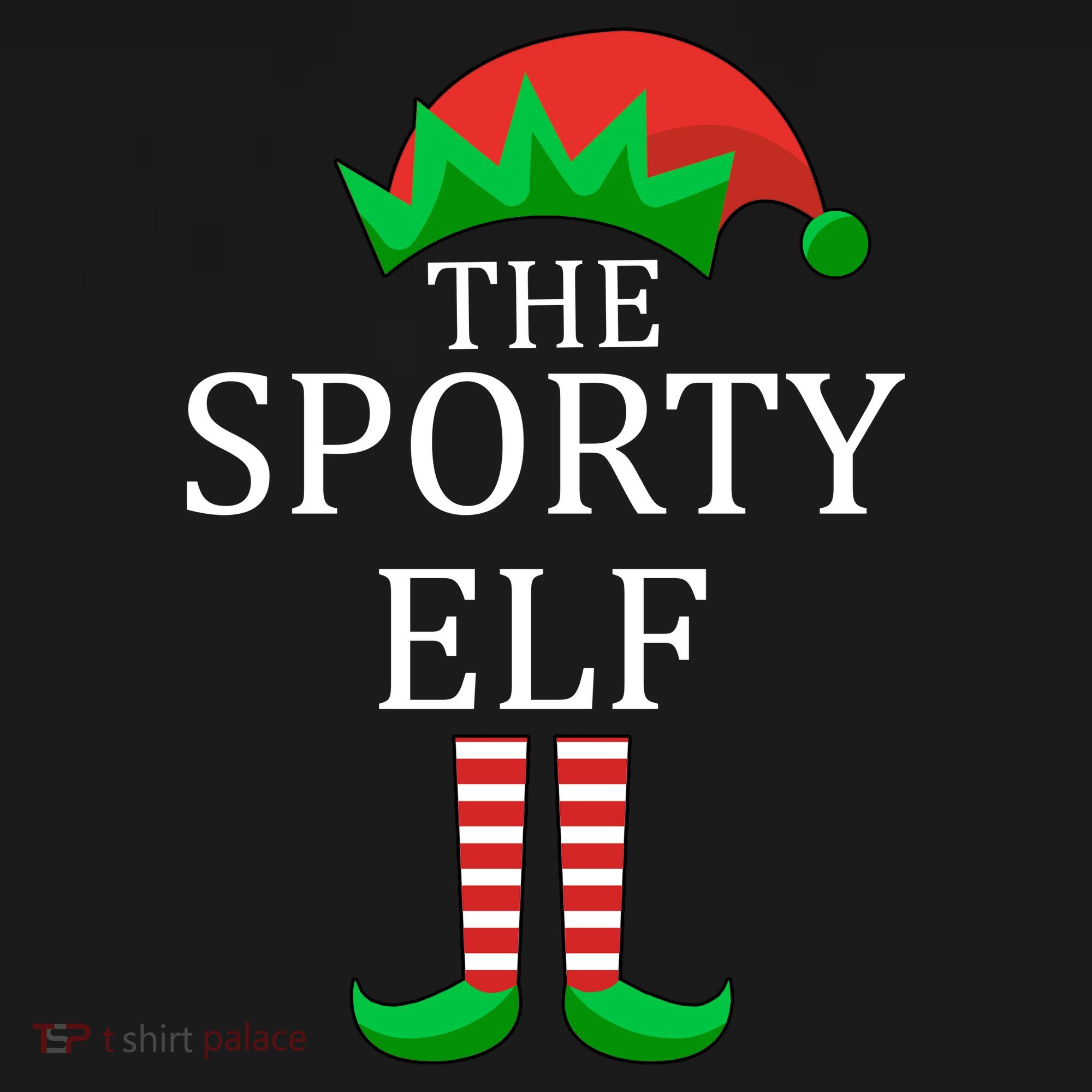 The Sporty Elf Family Matching Christmas Women's Hoodie