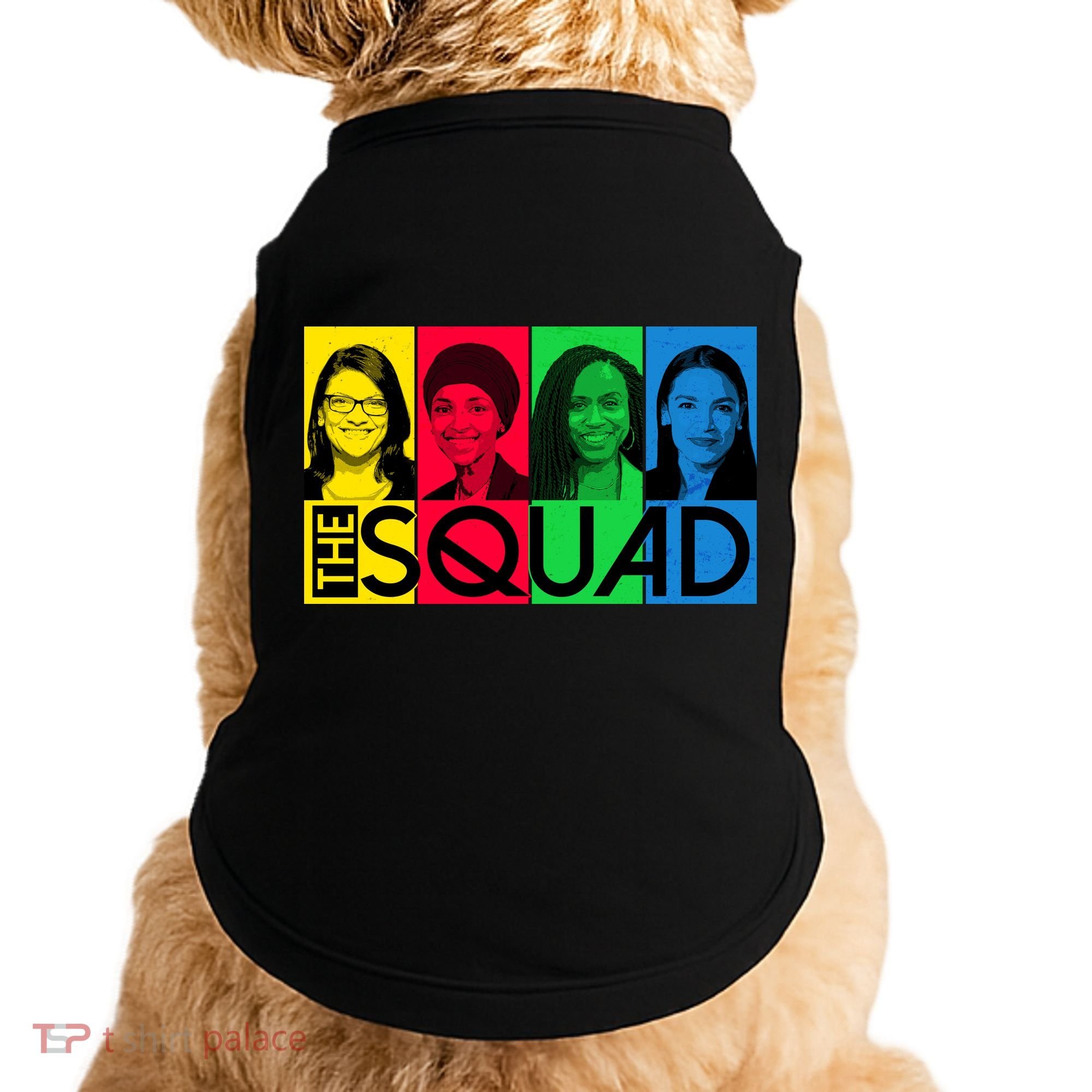 The Squad AOC Ilhan Omar Tlaib Pressley Doggie Tank