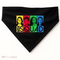 The Squad AOC Ilhan Omar Tlaib Pressley USA-Made Doggie Bandana thumb 0