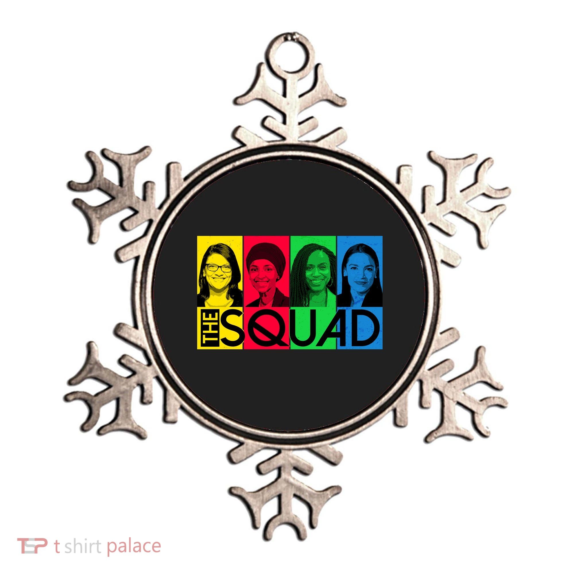 The Squad AOC Ilhan Omar Tlaib Pressley Ornament