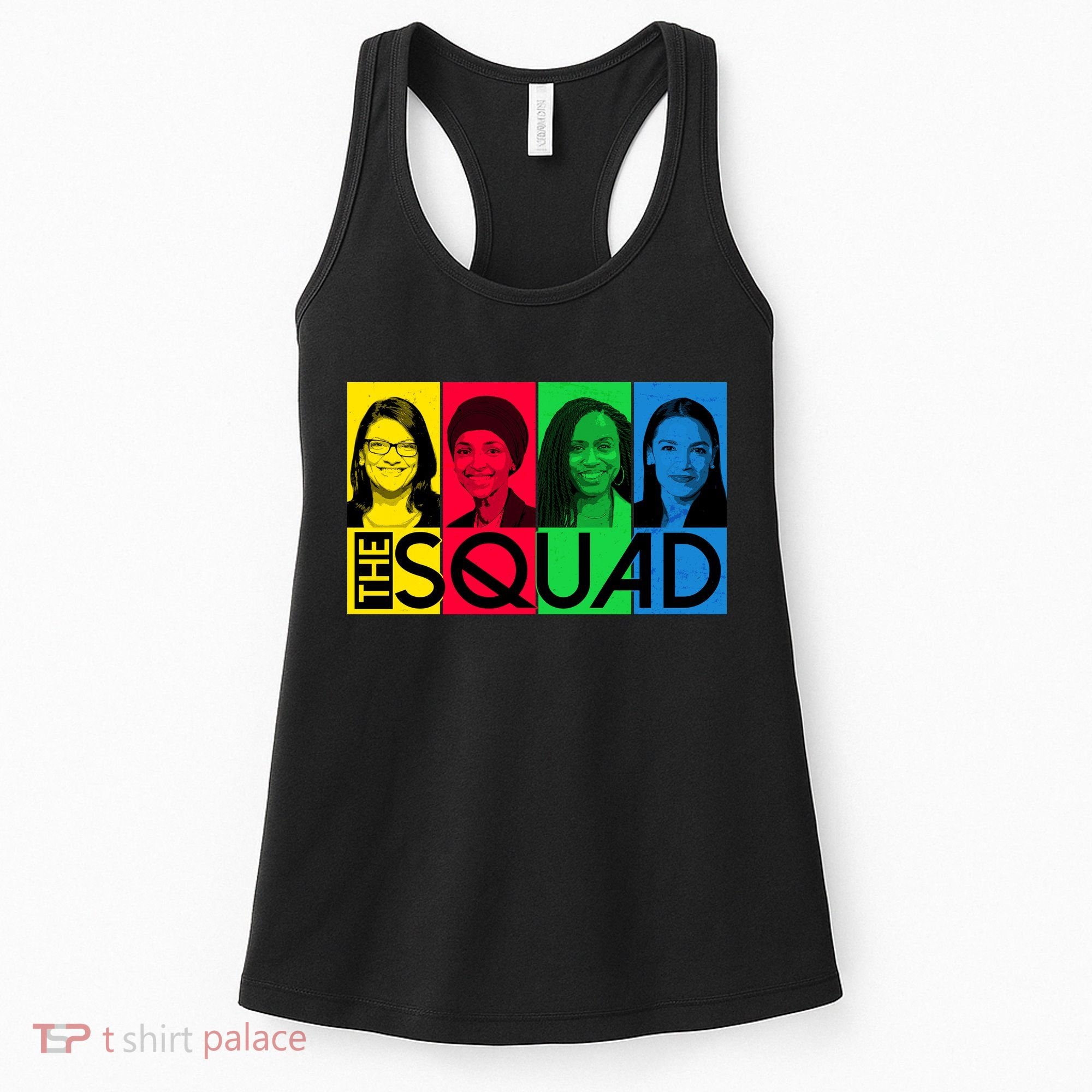 The Squad AOC Ilhan Omar Tlaib Pressley Women's Tank Top