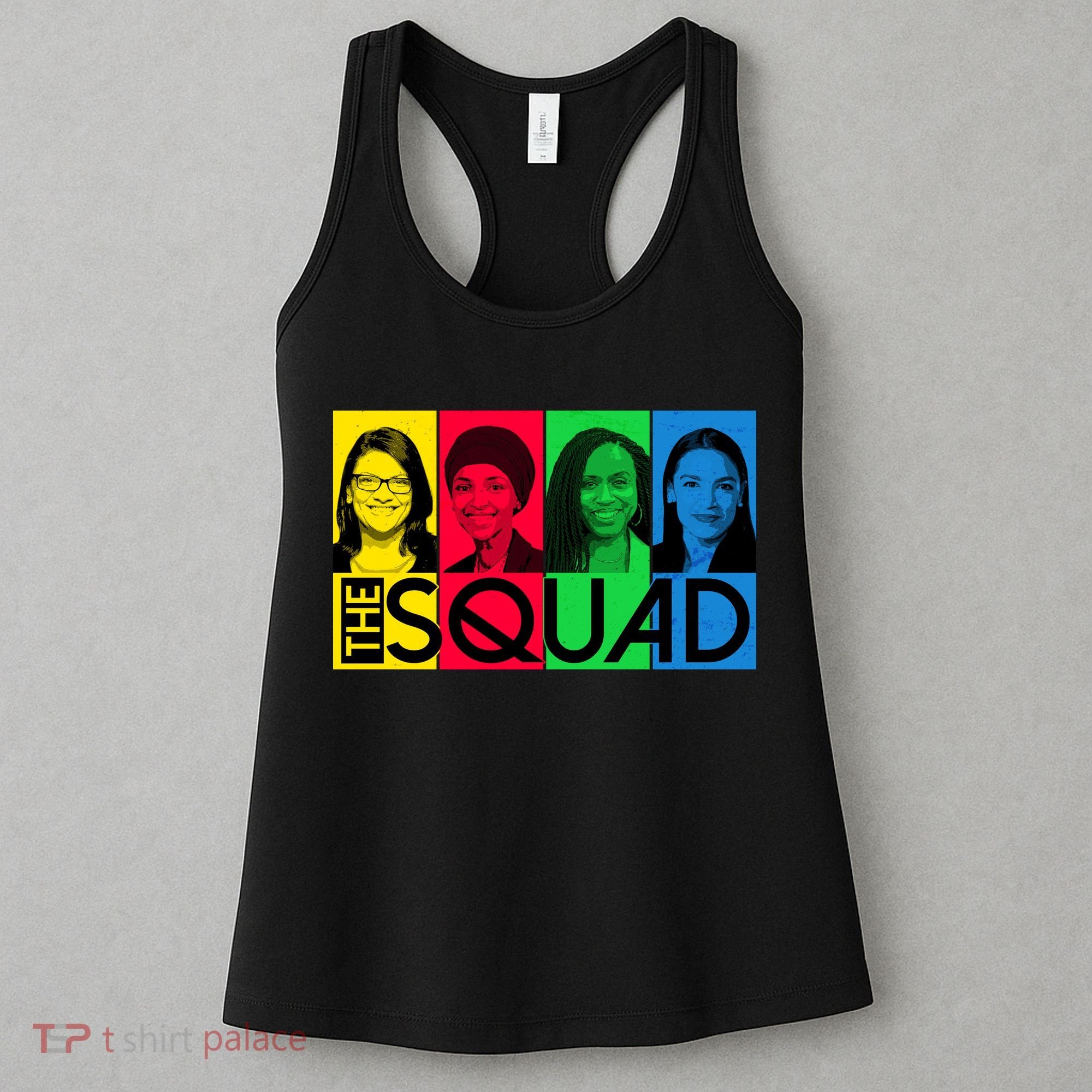 The Squad AOC Ilhan Omar Tlaib Pressley Women's Tank Top
