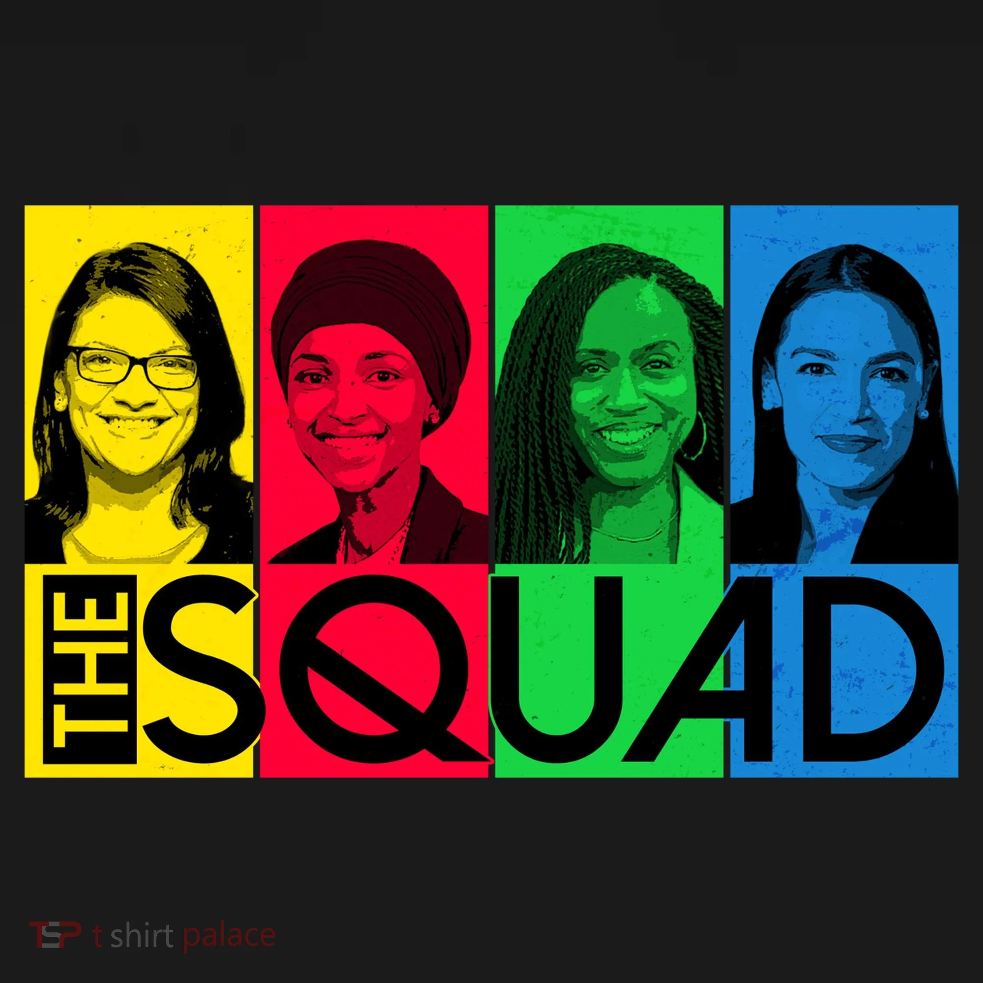 The Squad AOC Ilhan Omar Tlaib Pressley Baby Bodysuit