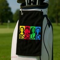 The Squad AOC Ilhan Omar Tlaib Pressley Golf Towel thumb 2