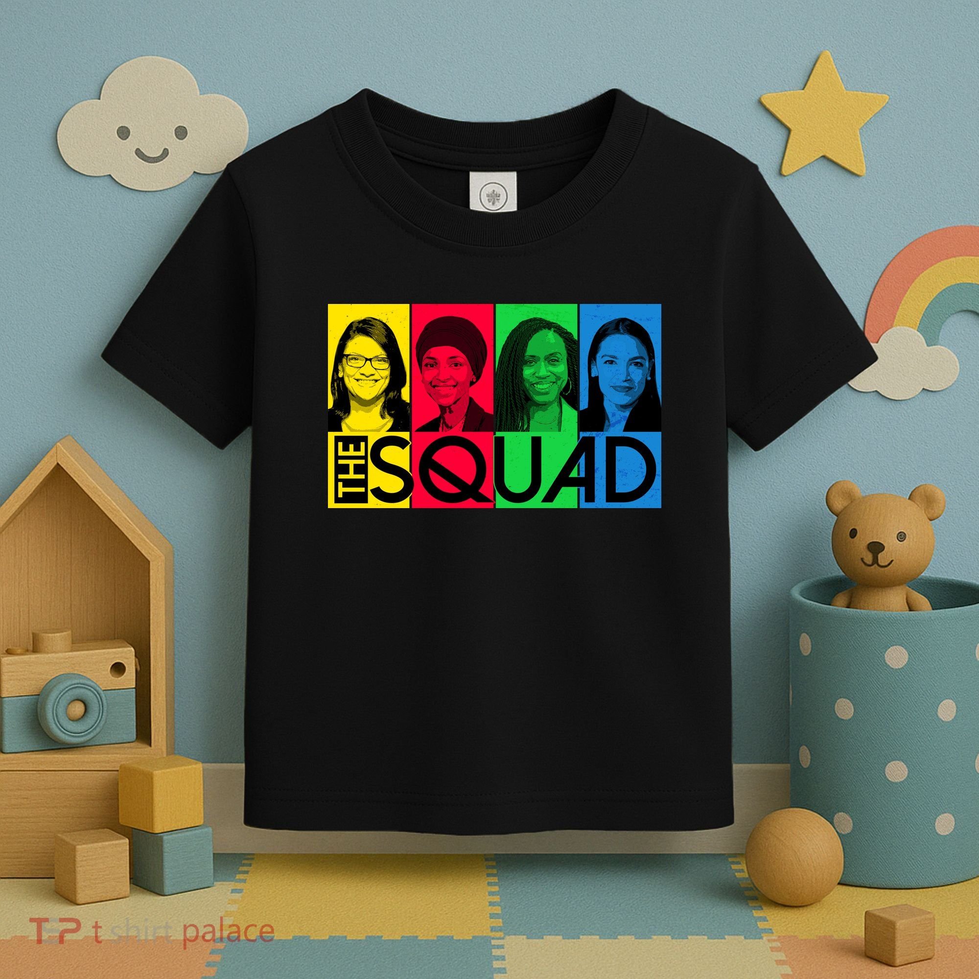 The Squad AOC Ilhan Omar Tlaib Pressley Toddler T-Shirt