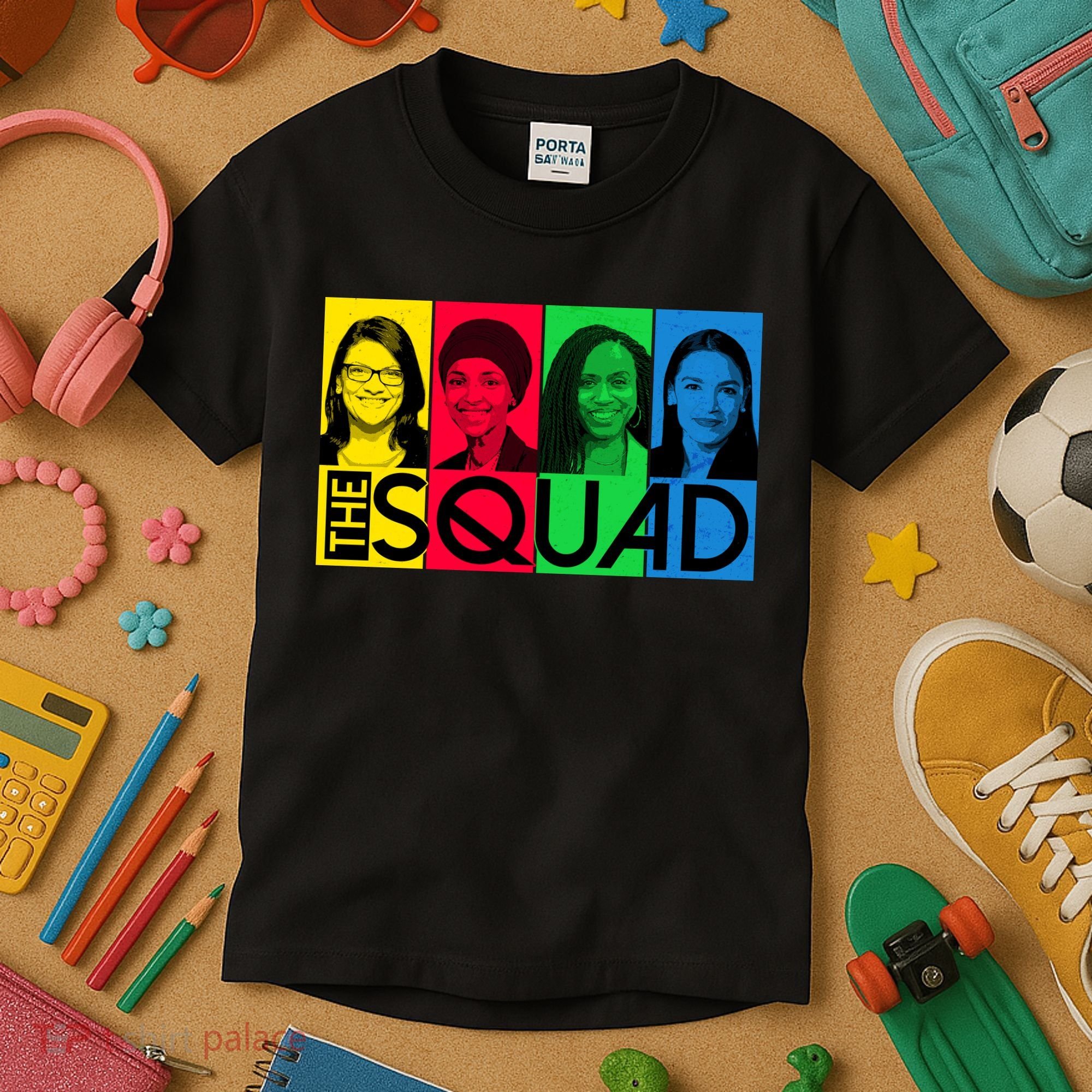 The Squad AOC Ilhan Omar Tlaib Pressley Kids T-Shirt