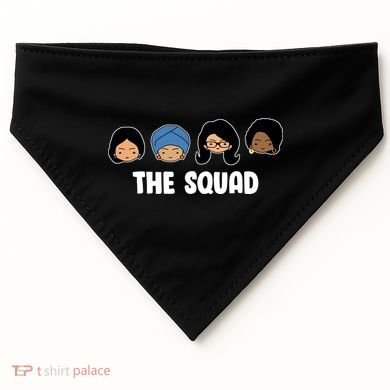 The Squad AOC Rashida Ayanna Llhan  USA-Made Doggie Bandana