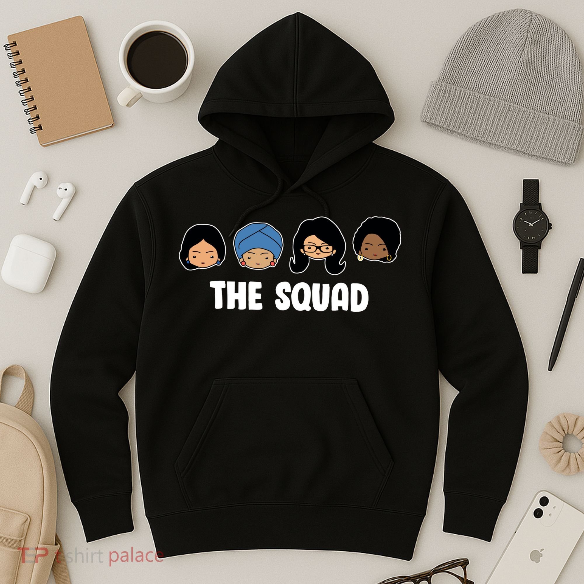The Squad AOC Rashida Ayanna Llhan  Hoodie
