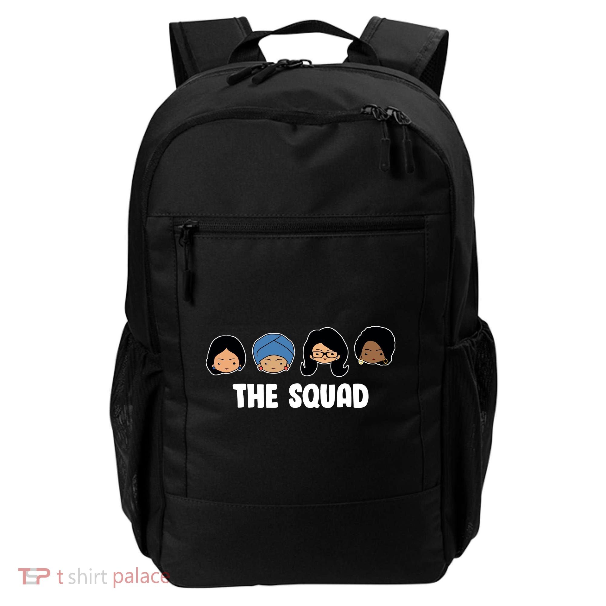 The Squad AOC Rashida Ayanna Llhan  Backpack