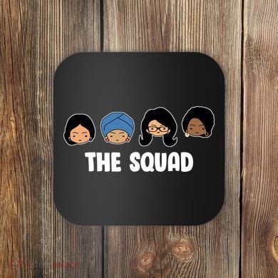 The Squad AOC Rashida Ayanna Llhan  Coaster