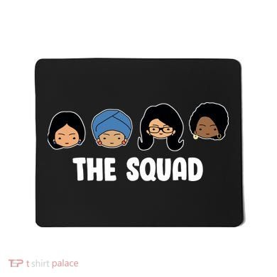The Squad AOC Rashida Ayanna Llhan  Mousepad