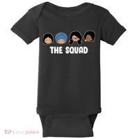 The Squad AOC Rashida Ayanna Llhan  Baby Bodysuit thumb 0