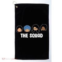 The Squad AOC Rashida Ayanna Llhan  Golf Towel thumb 0