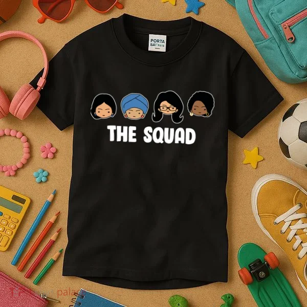 The Squad AOC Rashida Ayanna Llhan  Kids T-Shirt