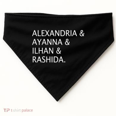 The Squad Names USA-Made Doggie Bandana