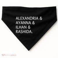 The Squad Names USA-Made Doggie Bandana thumb 0