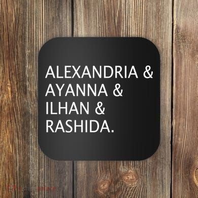 The Squad Names Coaster
