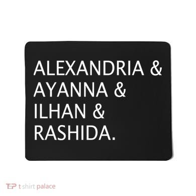 The Squad Names Mousepad