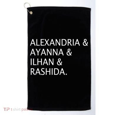 The Squad Names Golf Towel