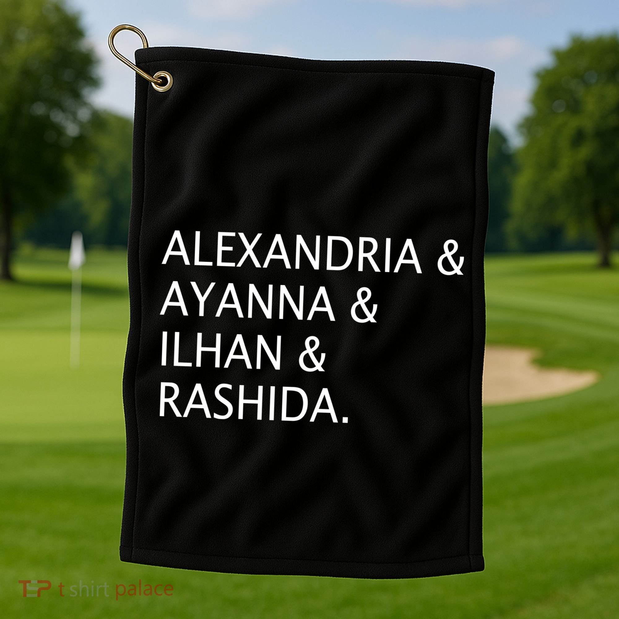 The Squad Names Golf Towel