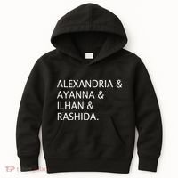 The Squad Names Kids Hoodie thumb 0