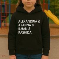 The Squad Names Kids Hoodie thumb 3