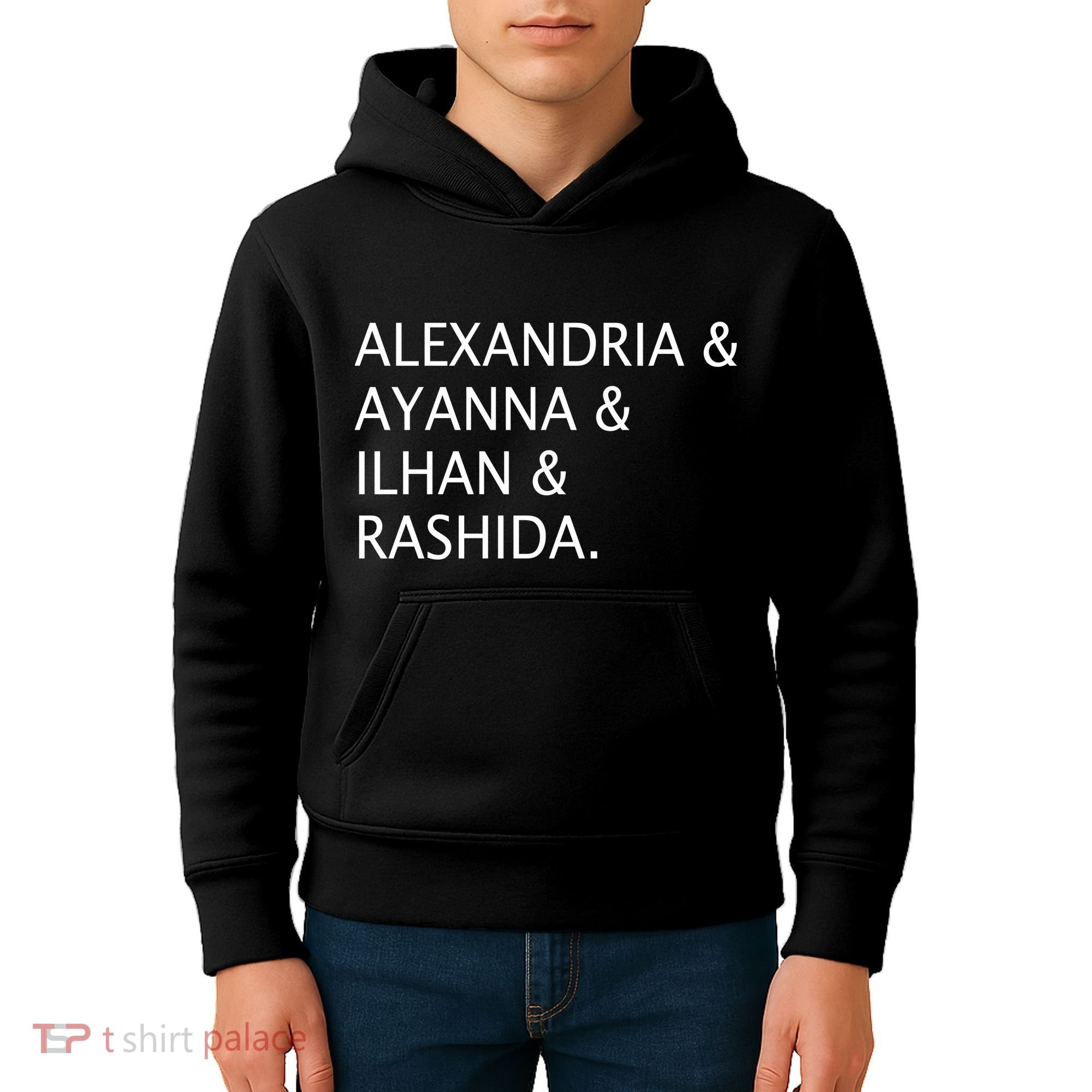 The Squad Names Kids Hoodie