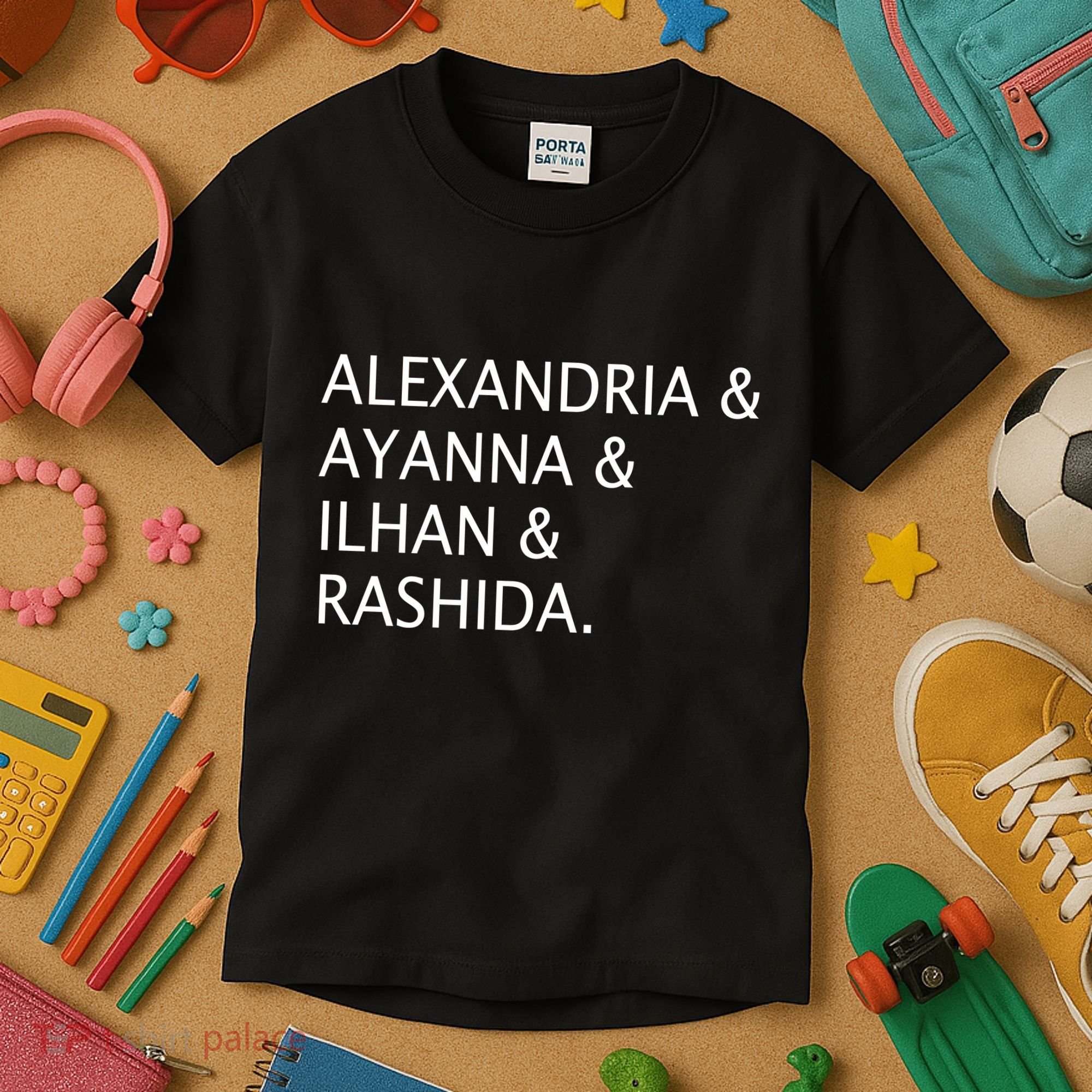 The Squad Names Kids T-Shirt
