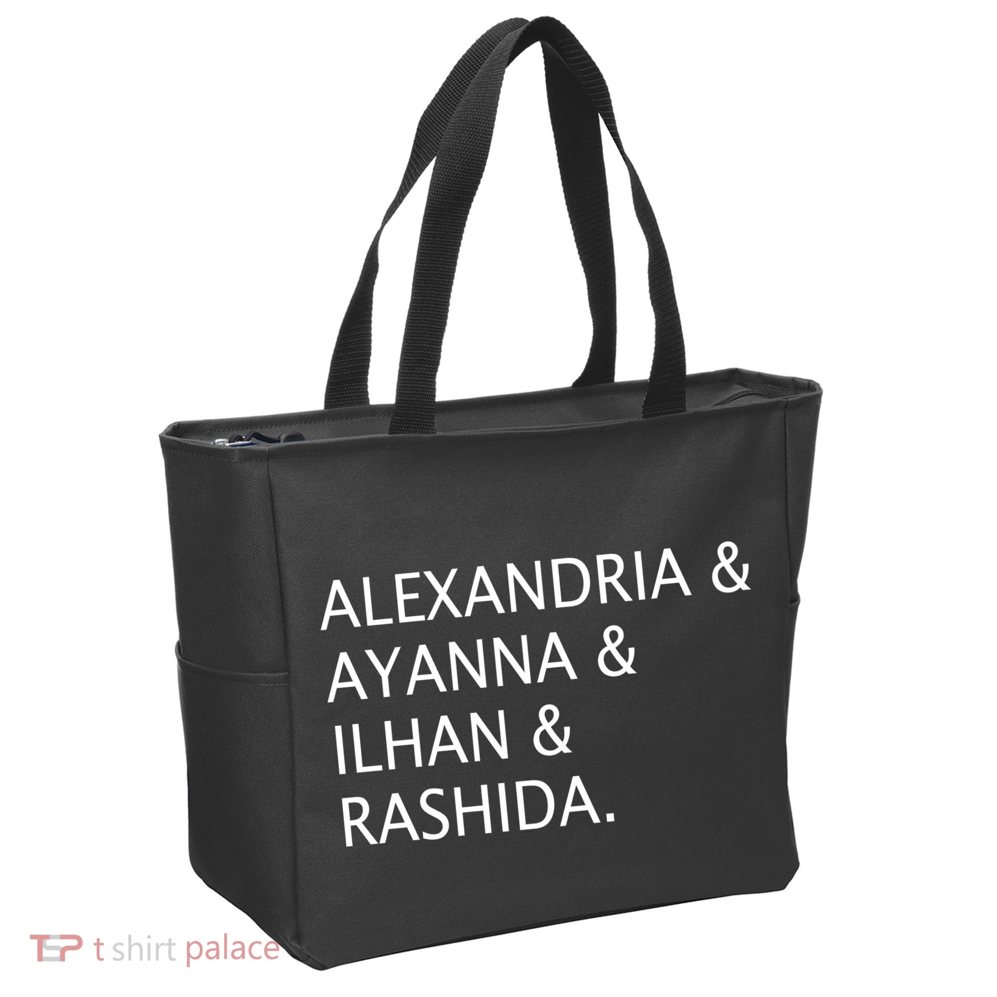 The Squad Names Tote Bag
