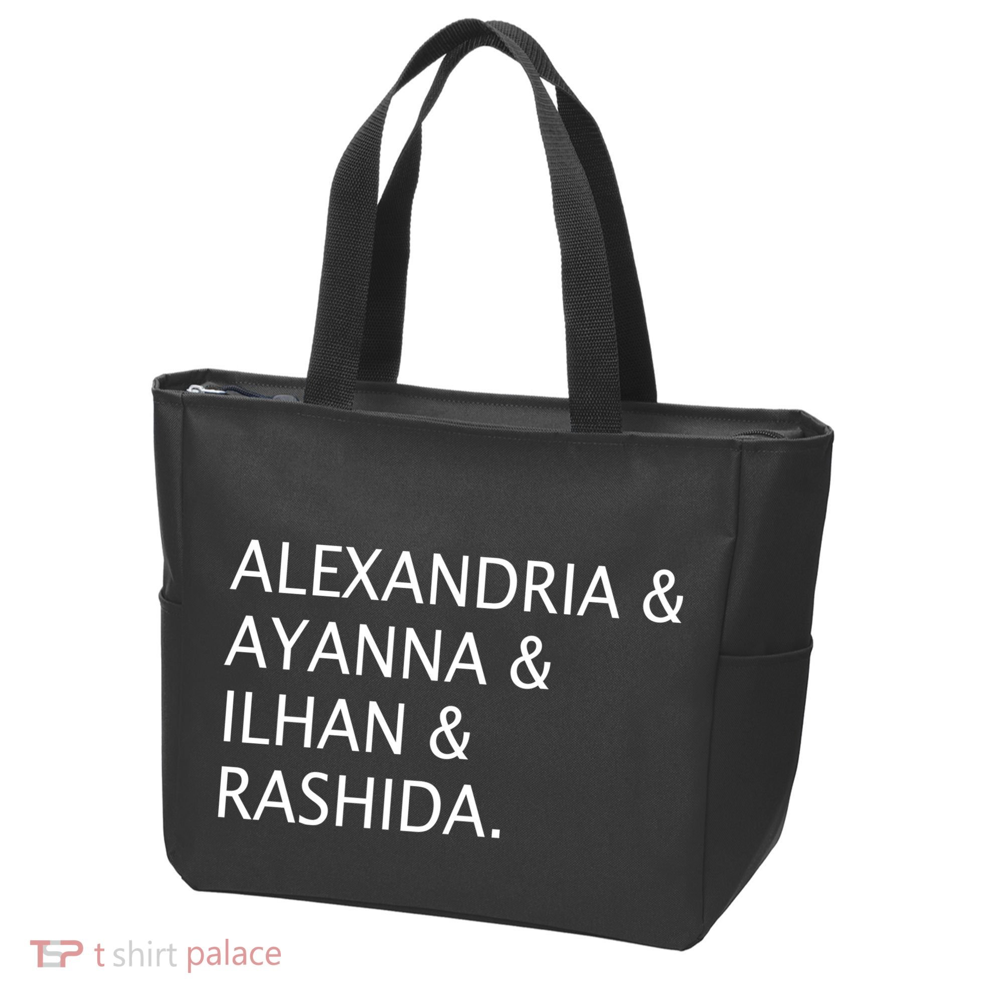 The Squad Names Tote Bag