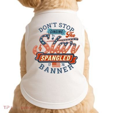 The Star Spangled Banner Doggie Tank