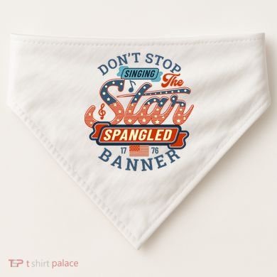 The Star Spangled Banner USA-Made Doggie Bandana